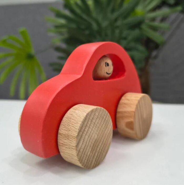 Wooden Push Toy- Car - Image 2