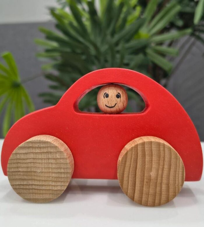 Wooden Push Toy- Car - Image 1