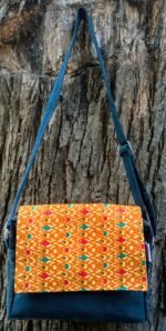 UPCYCLED DENIM MESSENGER SLING BAG