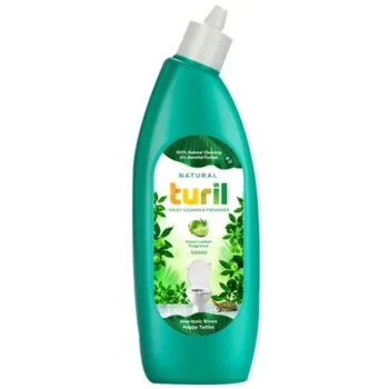 TURIL Toilet Cleaner & Freshner - Green Lemon, 500 ml