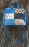 SQUARE UPCYCLED DENIM TIFFIN BAG