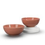 EARTH TATVA PADMA RECYCLED CERAMIC BOWLS  SET OF -2