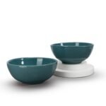EARTH TATVA VANA RECYCLED CERAMIC BOWLS  SET OF -2