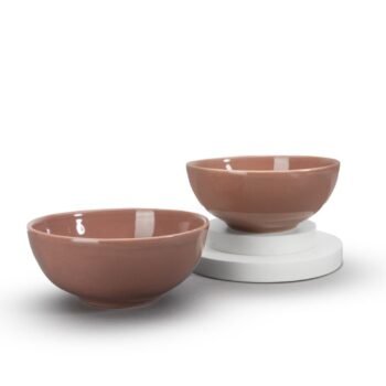 EARTH TATVA VASU RECYCLED CERAMIC BOWLS  SET OF -2