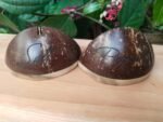 Coconut Salt and Pepper Shakers
