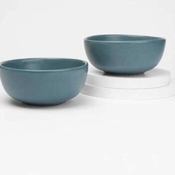 EARTH TATVA OCEAN RECYCLED CERAMIC BOWLS SET OF -2