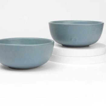 EARTH TATVA SKY  RECYCLED CERAMIC BOWLS SET OF -2