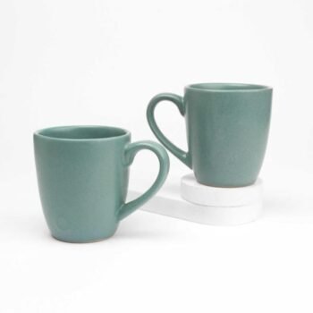 EARTH TATVA HERB  RECYCLED CERAMIC MUGS SET OF -2