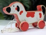 Wooden Pull Along Toy - Doggy