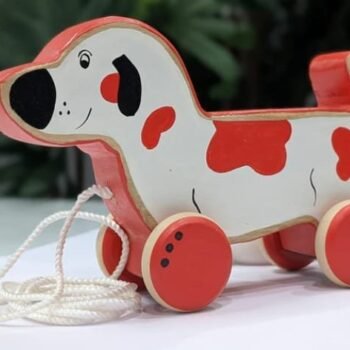 Wooden Pull Along Toy - Doggy