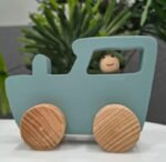 Wooden Push Toy Engine