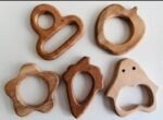Neem Wood Teethers( Set of 2 ) (Multiple Shape)