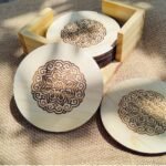 WOODEN COSTER (SET OF 5)