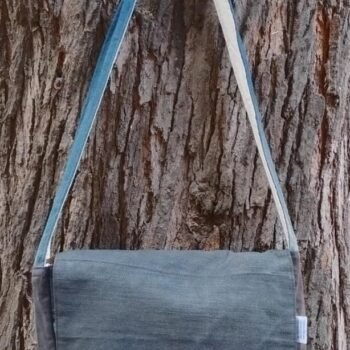 DENIM MESSENGER BAG (PLAIN)