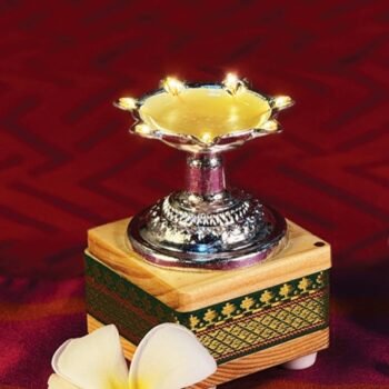 SOLAR WHITE METAL NIRANJAN (7LED)