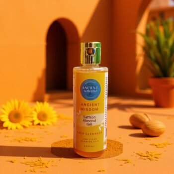 SAFFRON ALMOND GEL FACE CLEANSER