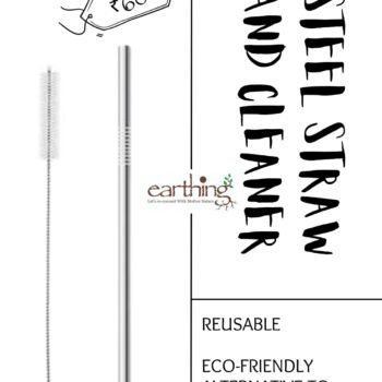 STEEL STRAW & CLEANER