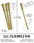ECO-FRIENDLY SEED PENS (PACK OF 3)